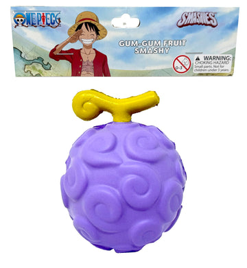 One Piece Gum-Gum Fruit Squishy Toy - Officially Licensed, 4    Soft Stress Relief Fidget Toy Anime Merch, Slow Rising Foam, One