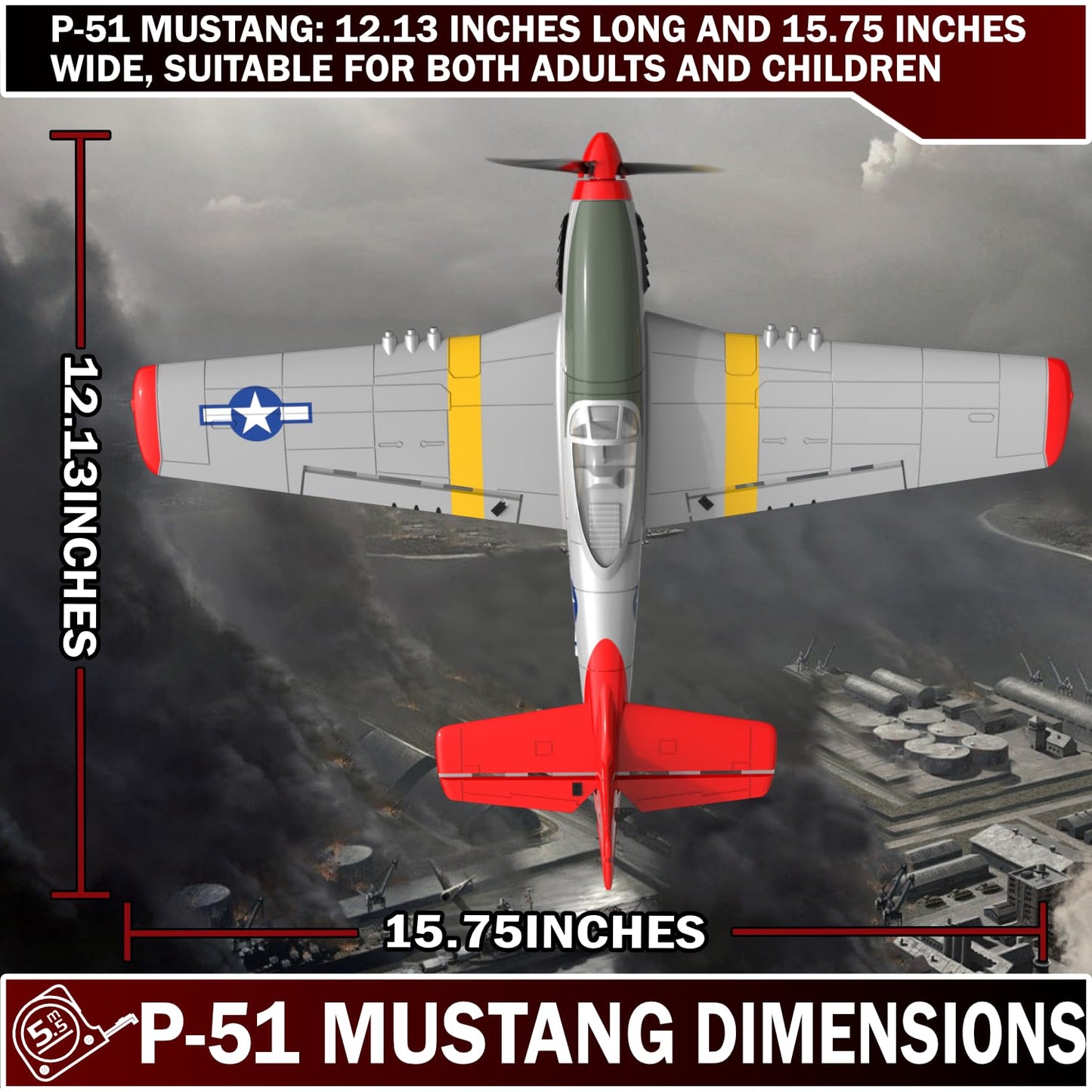 LEAMBE RC Plane, Remote Control Aircraft with 3 Modes, White, Model YKFJ-1, Easy U-Turns for Adults & Kids