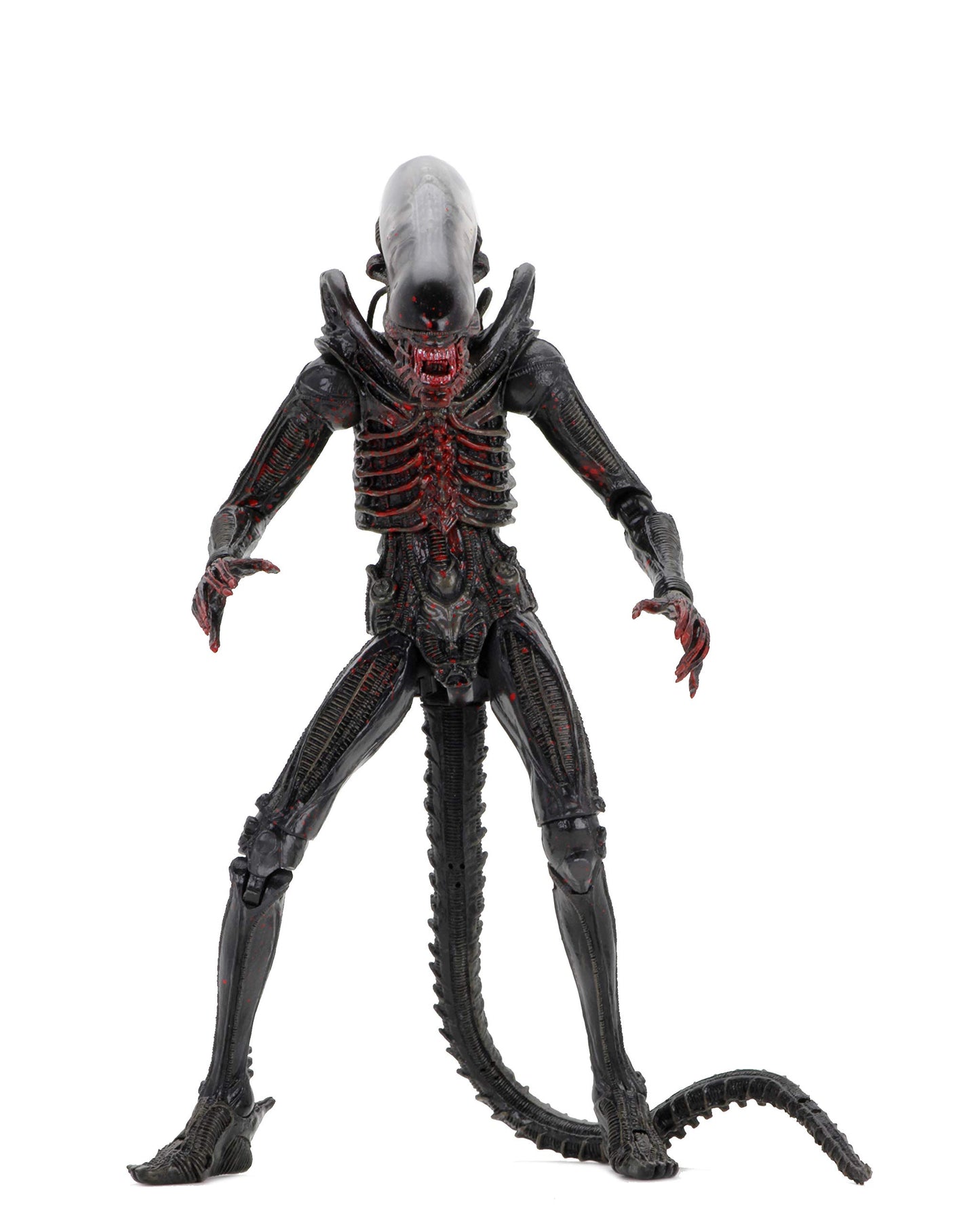 NECA Alien 7” Scale Action Figure - Bloody Xenomorph - Black - Model H854670 - 40th Anniversary Wave 2