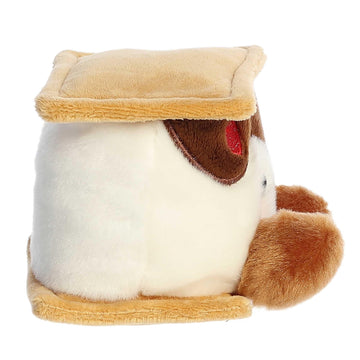 Aurora Adorable Palm Pals Fudgey Heart S'More Stuffed Animal - Pocket-Sized Play - Collectable Fun - Brown 5 Inches