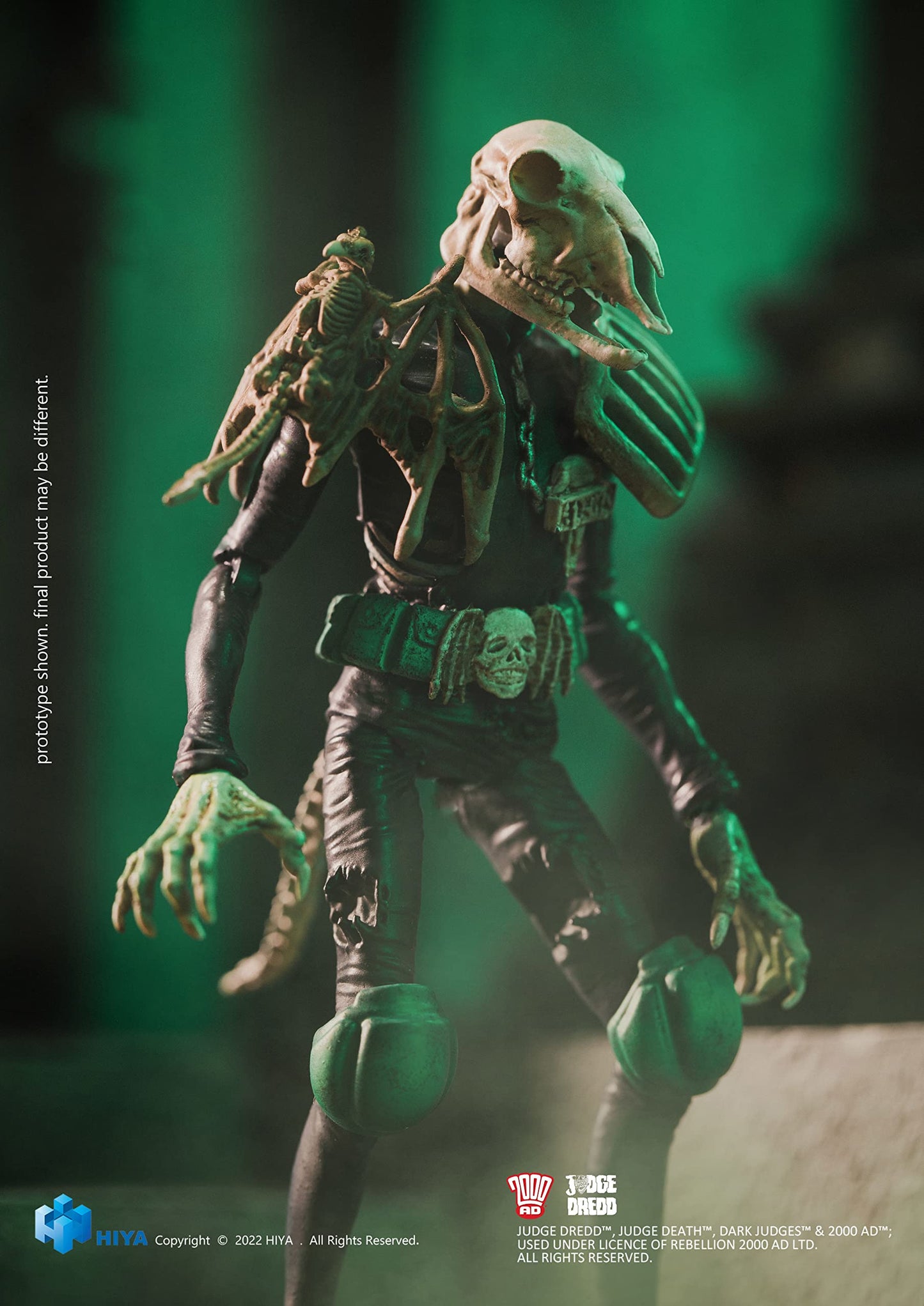 Hiya Toys Judge Dredd: Judge Mortis Px 1:18 Scale Exquisite Mini Action Figure, Multicolor