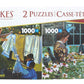 Set Of 2 Keepsakes 1000 Piece Jigsaw Puzzles | Wash Day/Snapping Beans