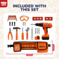 TOY Life Kids Tool Set with Kids Tool Belt & Toy Drill, Toddler Tool Set for Kids Pretend Play, Toy Tools Construction Tools Hal