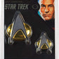 Star Trek The Next Generation Communicator Badge And Lapel Pin Set