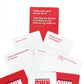 Right Or Racist Funny White Elephant Gift - Hilarious Game for Men & Women - Red Paper Design
