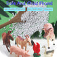 8 Pcs Big Animal Figurines Toys, Farm Realistic Plastic Animals Playset, Educational Preschool Learning Toy Playset For Kids Toddlers