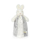 Bunnies By The Bay Bloom Bunny Bye Bye Buddy - Travel Size Baby Lovey - 11 inch Stuffed Rabbit and Baby Blanket - Super Soft Vel