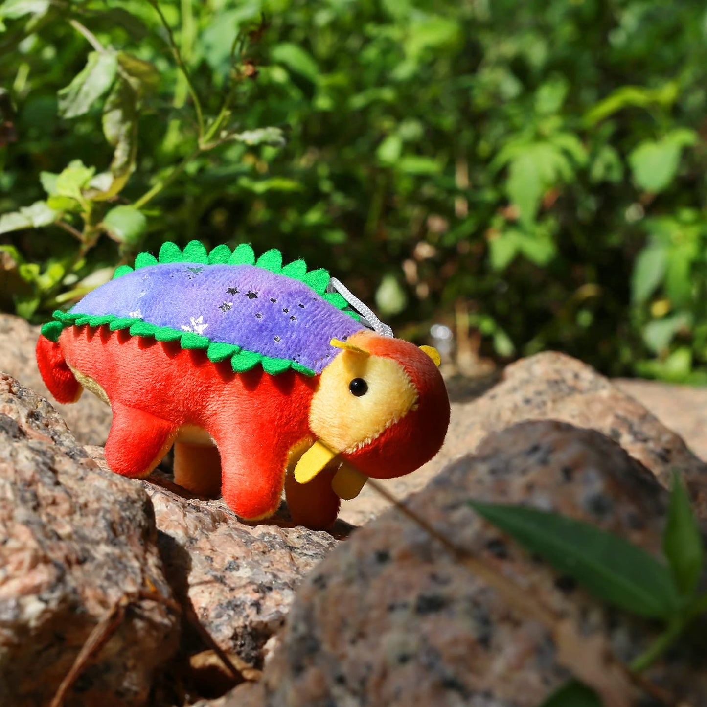 Dinosaur Plush Stuffed Set(16 Pack), Mini Dinosaurs Animal Keychain Toy(4.5'), Soft Dino Playset For Toddler Kid Party Favors, Plushies Kit For Stocking Stuffers Doll Machine Treasure Carnival Prizes