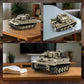 Reobrix Tiger I Tank Building Block Set, WW2 German Model 77031, 1138 PCS Plastic Army Toy for Ages 14+