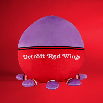 The Sleep Squad Detroit Red Wings Rally Al Plushie - 12" Kiri Cloud Mascot, Crystal Velboa Polyester