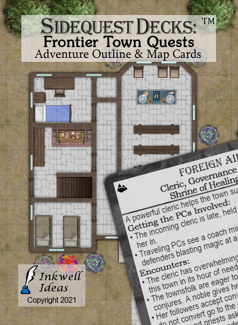 Inkwell Ideas Sidequest Decks: Frontier Town Quests