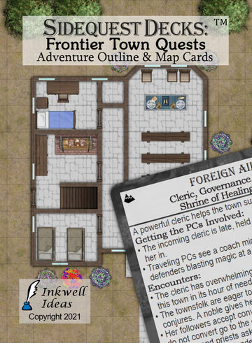 Inkwell Ideas Sidequest Decks: Frontier Town Quests