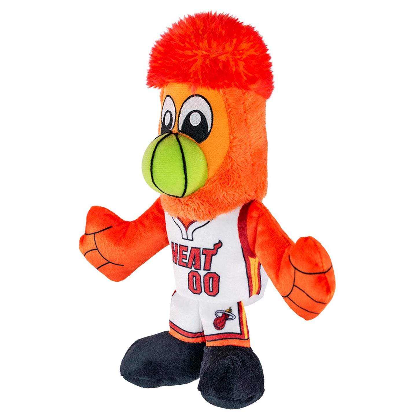 Bleacher Creatures Miami Heat Burnie 8'' NBA Mascot Kuricha Sitting Plush - Soft Chibi Inspired Mascot
