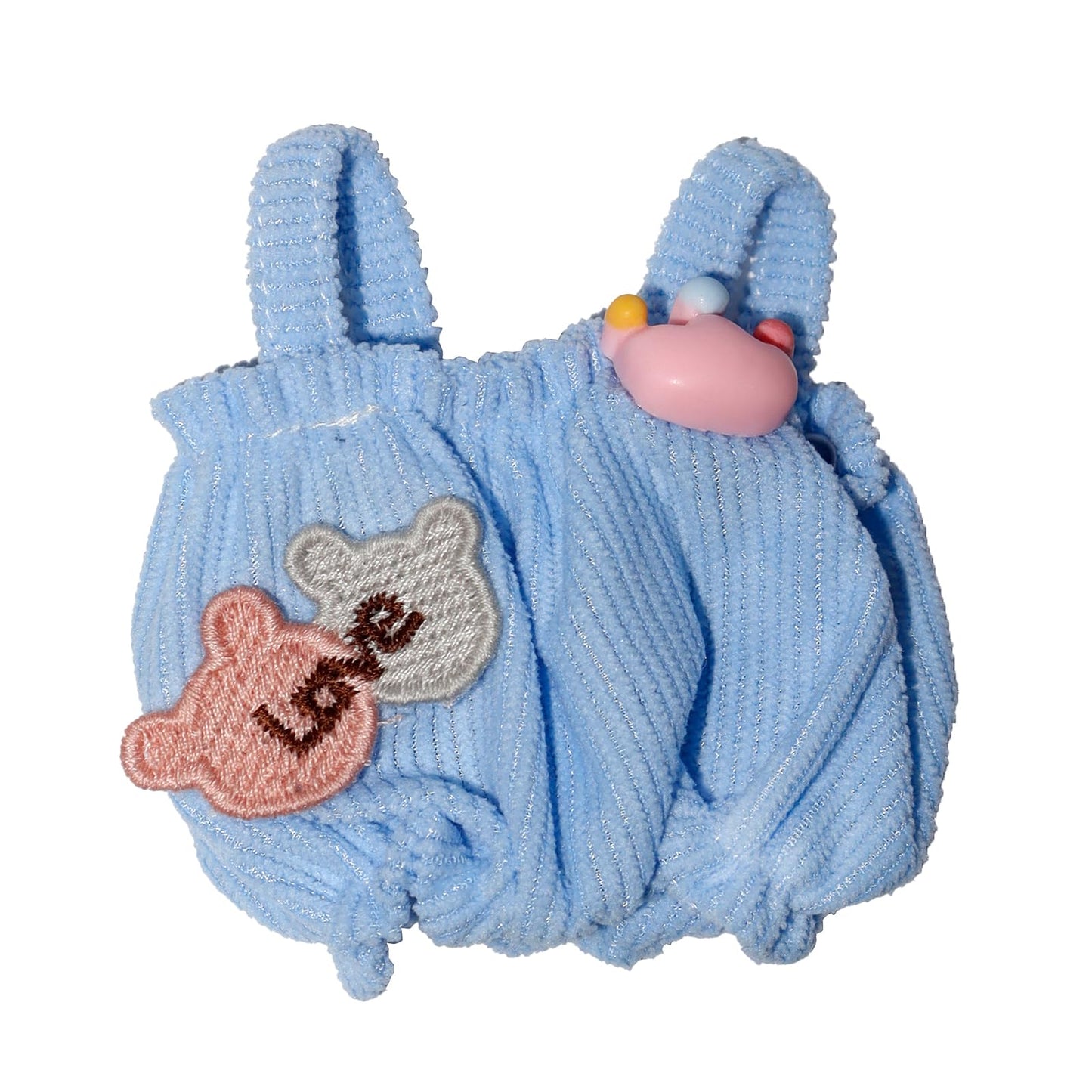 17cm Doll Clothes  17cm Clothes Skirt Set  2 Piece Colorful T-Shirt+ with Overalls or Skirt Outfit enhanced Fashion Cute Doll Accessories(NO Doll)(Style D)