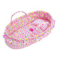 June Garden Cozy Dream Doll Bassinet - Baby Doll Portable Carrier - Fits For American Girl Dolls Up To 18'' - Soft Pillow & Safe