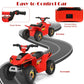 Olakids Kids Ride On Atv, 6V Motorized Quad Toy Car For Toddlers, 4 Wheeler Battery Powered Electric Vehicle For Boys Girls With Forward/Reverse Switch, Anti-Slip Wheels (Garnet)