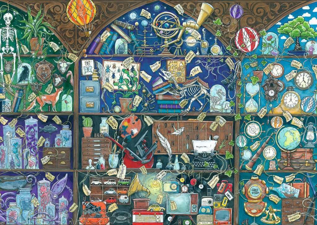 Ravensburger Cabinet of Curiosities 1000 Piece Jigsaw Puzzle for mature-themeds - 12000785 - Handcrafted Tooling  Made in Germany  Every Piece Fits Together Perfectly