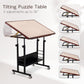 Becko US 1500 Piece Puzzle Table, Adjustable Height & Tilt, 5 Drawers, Portable Pinewood & MDF Design, Model WGPTZ