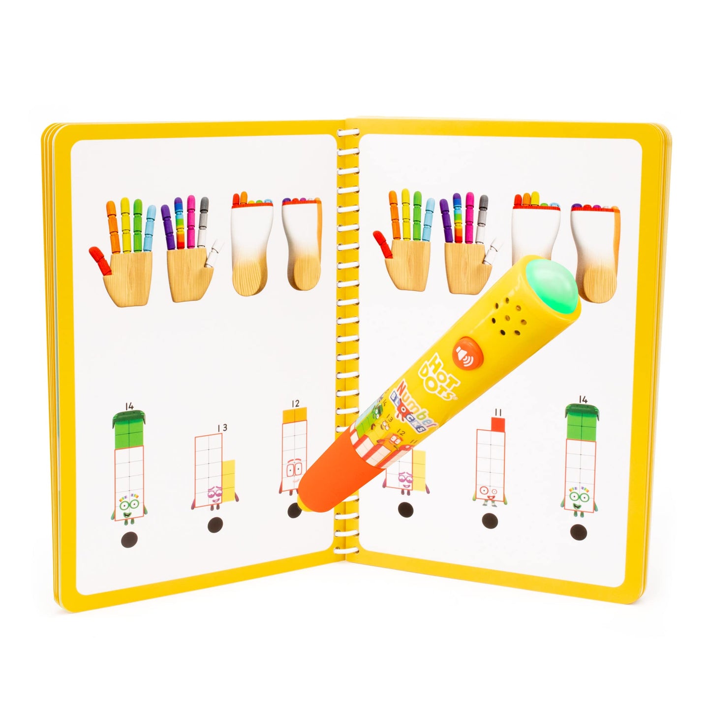Educational Insights Hot Dots Workbook for Kids Ages 5+, Numbers 11-20, 60+ Activities, Multi Color, Model 2551, Plastic