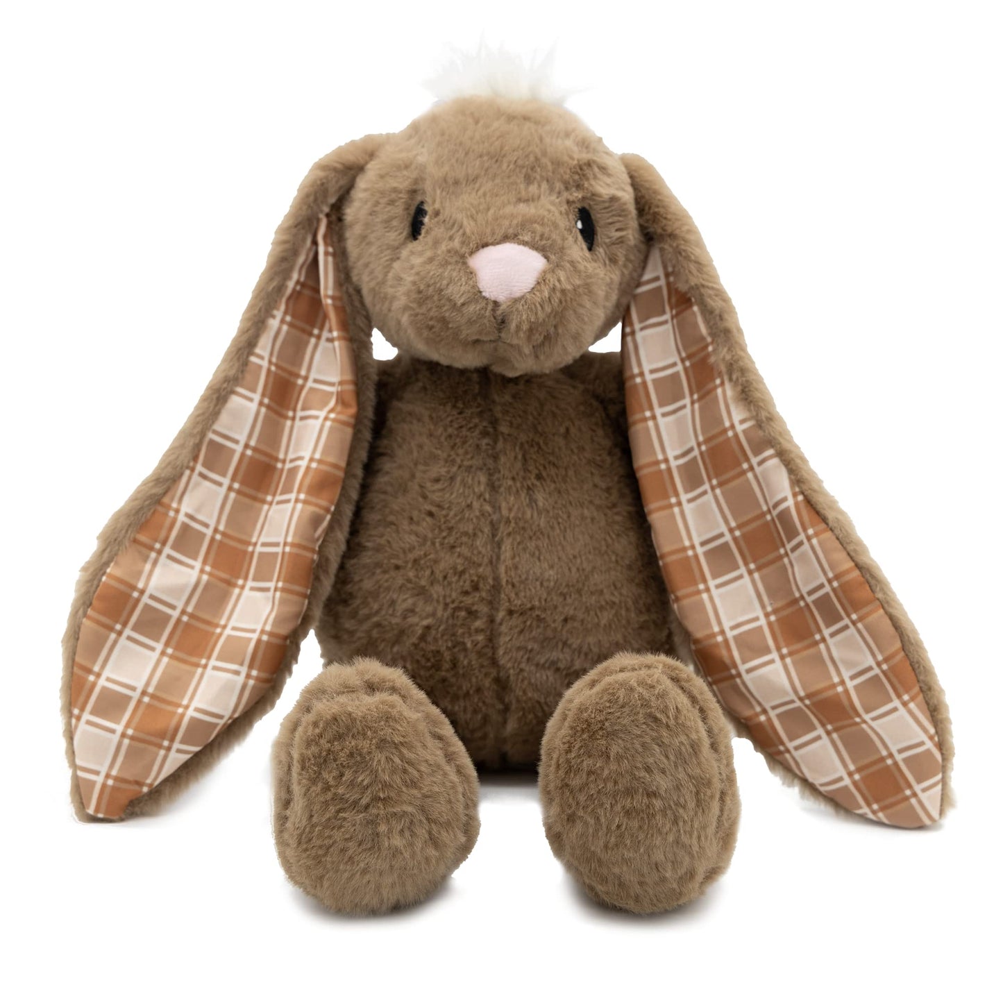 Plushible Easter Bunny Stuffed Animal, 18'' (Brown) - Plush, Soft Embroidered Stuffed Bunny Toy For Kids, Newborns, Boys & Girls