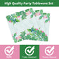 96 Pcs Cactus Plates And Napkins Party Supplies Boho Birthday Tableware Set Floral Cactus Party Decorations Favors For Watercolo