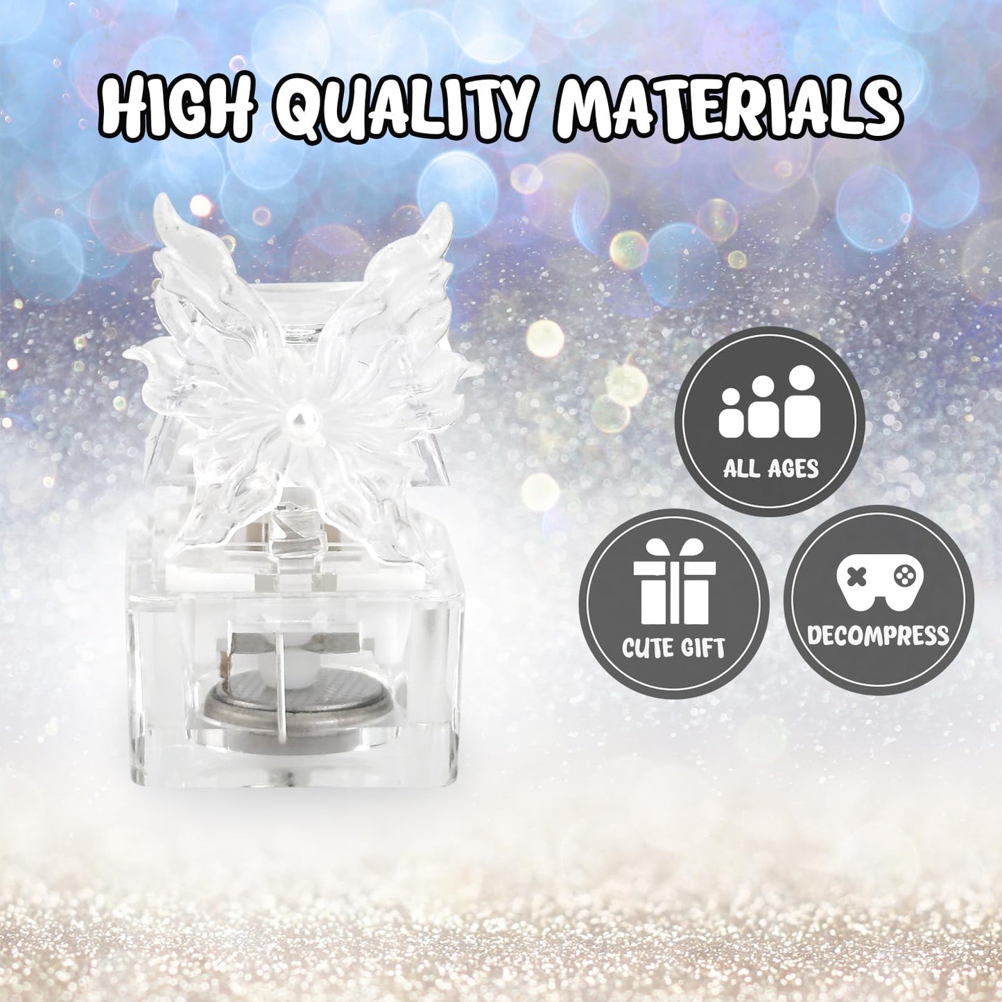 Keyboard Fidget Toy For Adults With Sound (Butterfly)