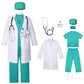 Gortykor Doctor Costume For Kids Doctor Lab Coat Doctor Dress Up For Boys Girls Halloween Dress Up(8-9 Years)