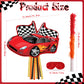 Cars Piata Race Car Piata Supplies Racing Party Piata Decoration Supplies with Blindfold Bat 16.6 x 12.4 x 3.3 Racecar Piata Bun