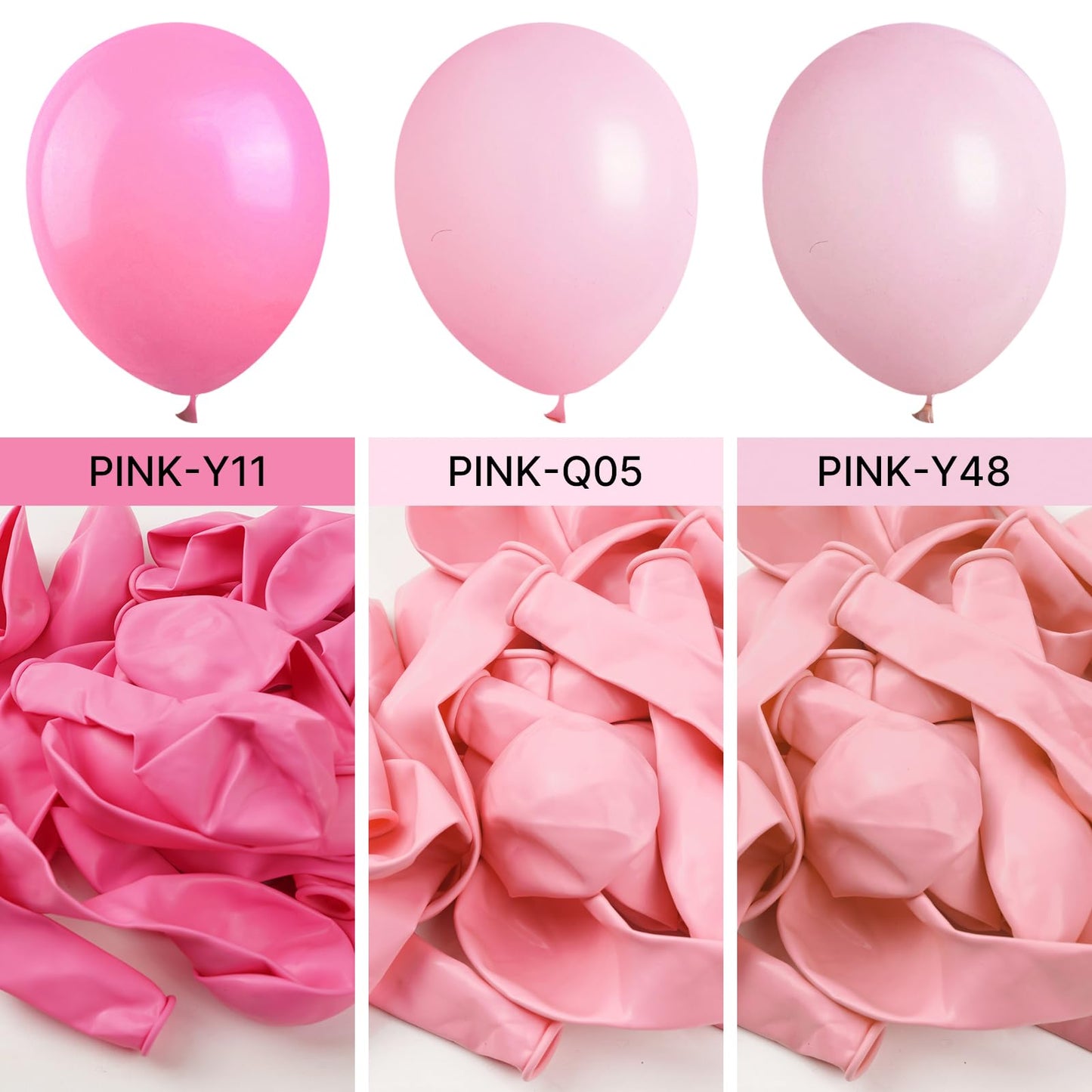 Partywoo Pastel Pink Balloons, 100 Pcs 10 Inch Pink Balloons, Baby Pink Balloons For Balloon Garland Balloon Arch As Birthday Party Decorations, Wedding Decorations, Baby Shower Decorations, Pink-Q05