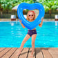 Blue Heart Float Kids Heart Pool Floats  Heart Swimming Pool Float Loungers Tube  Water Fun Beach Party Toys for Kids Birthday Scene Layout Props.(18 in  Blue)