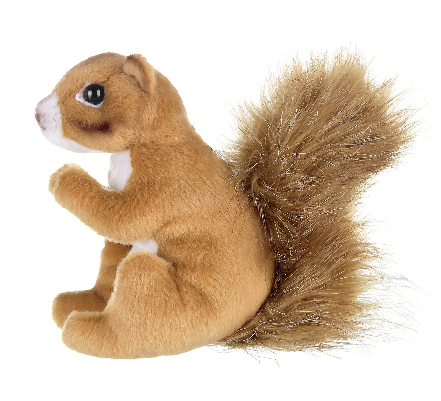 Bearington Collection Copper Plush Squirrel Stuffed Animal, 7 Inch