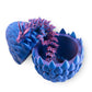 KyooteLfv Dragon Egg, Easter Egg with Pet Dragon, 3D Printed Dragon, Crystal Dragon Fidget Toy, Articulated Dragon Eggs Fidget T
