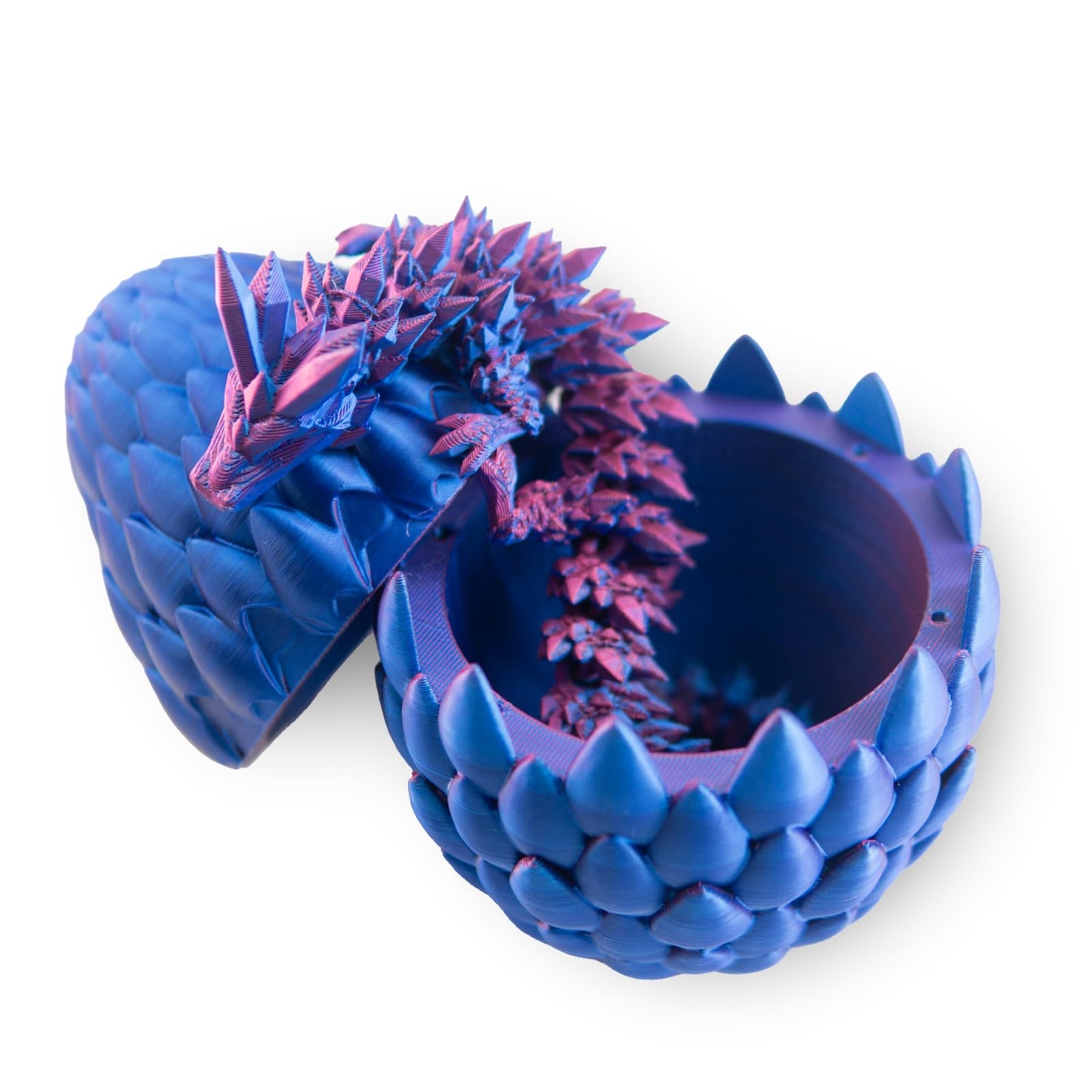 KyooteLfv Dragon Egg, Easter Egg with Pet Dragon, 3D Printed Dragon, Crystal Dragon Fidget Toy, Articulated Dragon Eggs Fidget T