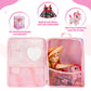 Babeside 18 Inch Doll Clothes And Accessories With Doll Bag For 18 Inch Baby Dolls Girl, 7 Pcs Dolls Clothes With Hat Comb Mirro