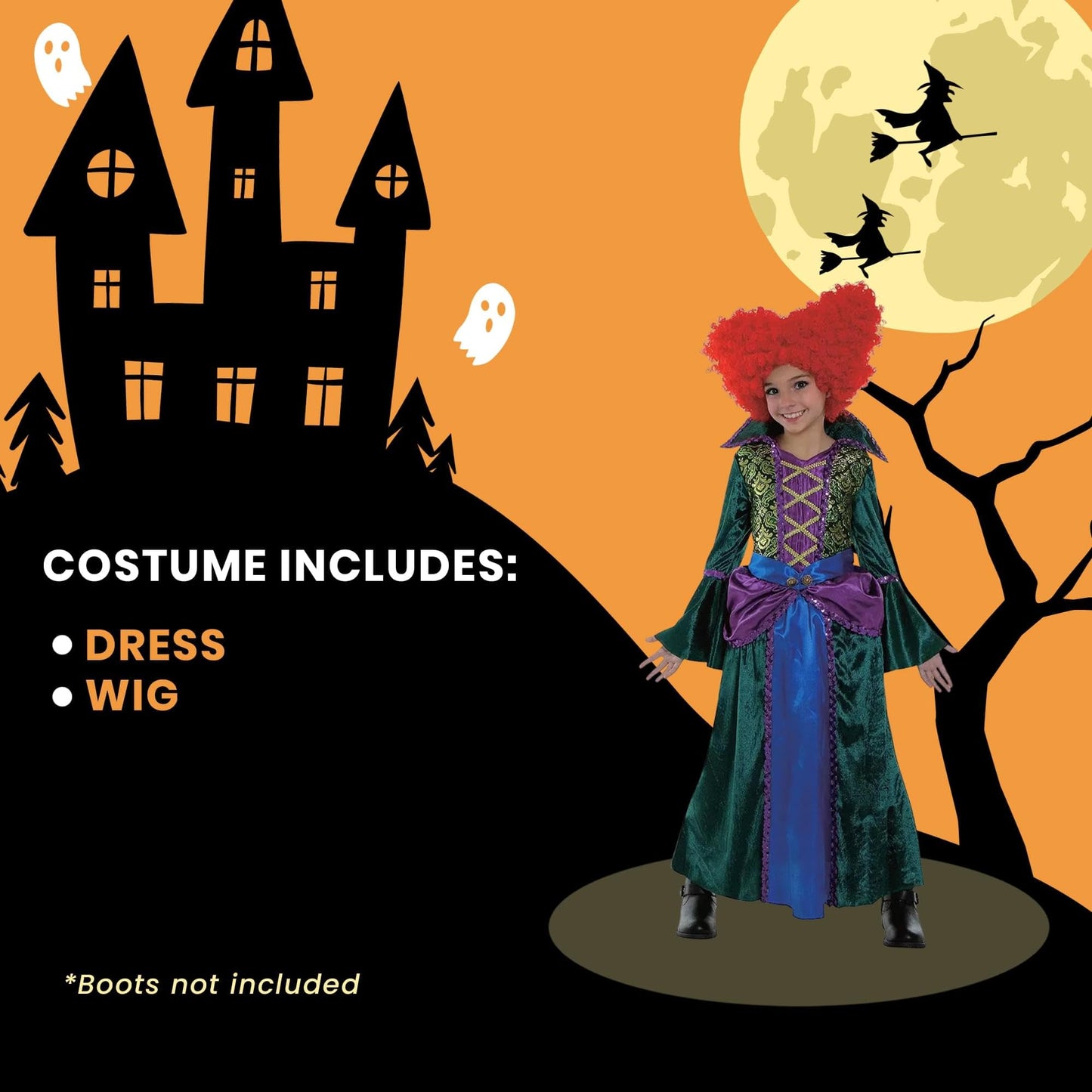 Salem Witch Costume (Child Large 12-14)