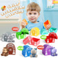 Toddler Toy For 1 2 3+ Years Old, Learning Toy For Toddlers With 20Pcs Safari Animal Toy, Montessori Educational Toy For Kids,10 Animals &10 Houses For Babies Boys Girls Easter Christmas Birthday Gift