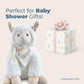 Bearington Baby Alma Plush Llama Stuffed Animal, 12 Inches