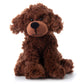 The Petting Zoo Scruffy Dog Stuffed Animal, Gifts For Kids, Chocolate Brown Dog Plush Toy 10 Inches