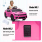 Electric Car For Kids,Licensed Dodge Charger Srt Hellcat Ride On Car,3.1Mph Max Speed,12V 7A Kids Electric Vehicle With Remote C