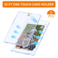 Qtyord 5 Pack 35Pt Magnetic Card Holder For Trading Cards, One-Touch Card Case Holder For Baseball Football Sports Mtg Tcg Colle