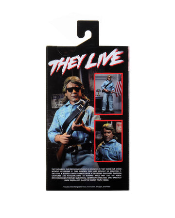 Neca - They Live John Nada - 8' Clothed Action Figure