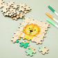 Juvale 100 Blank Wooden Puzzle Pieces For Crafts, Diy Art Projects, 1.9X1.6'' Unfinished Freeform Jigsaw Wood Puzzle To Draw On