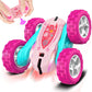 Free To Fly Rc Stunt Cars: Double Sided 360Flip Rotating 4Wd Race Car Toy For Outdoor & Indoor For 6 7 8 9 10 11 12 Year Old Gir