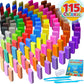 YOPINSAND Air Dry Clay 115 Colors, Modeling Clay for Kids, DIY Molding Magic Toy with Tools, Gift for Kids Boys Girls