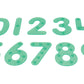 Tickit Silishapes Dot Numbers - Set Of 10 - Transparent Silicone Numbers With Corresponding Dots To Count - Teach Numbers, Counting And Subitizing
