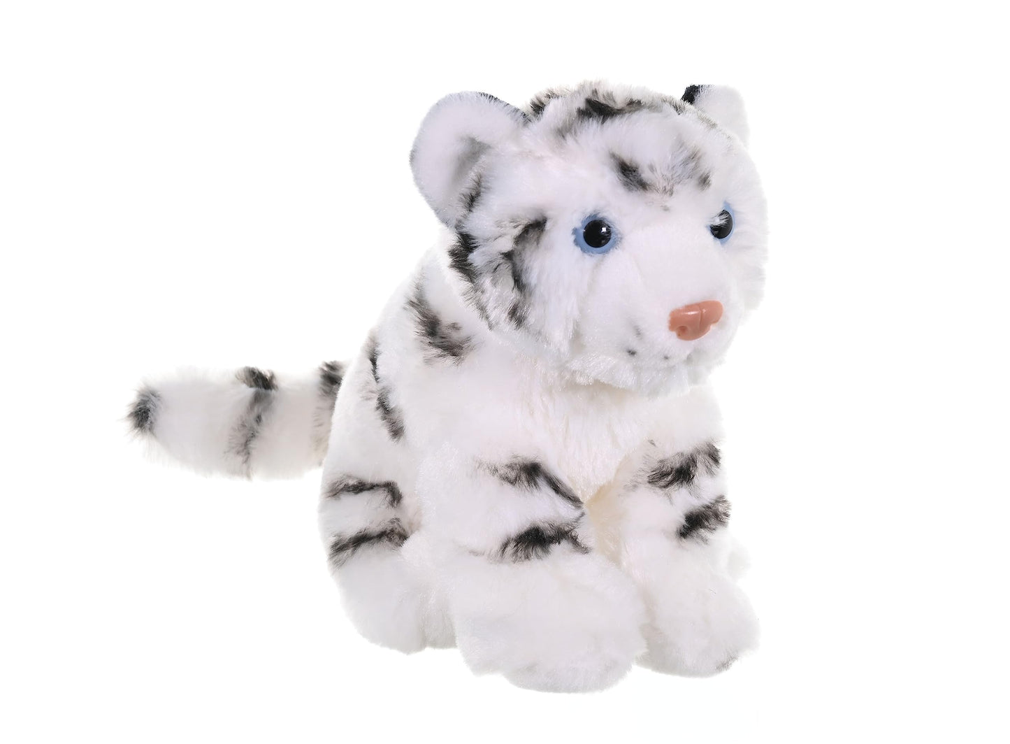 Wild Republic White Tiger Plush, Stuffed Animal, Plush Toy, Gifts For Kids, Cuddlekins 8 Inches,Multicolor