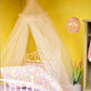 Minamzee Dollhouse Bed Curtain, 1/12 Miniature Bedroom Accessories, Dollhouse Furniture Curtain Decor(Pink)