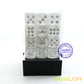 Bescon 12mm 6 Sided Dice 36 in Brick Box, 12mm Six Sided Die (36) Block of Dice, Clear Dice with White Pips