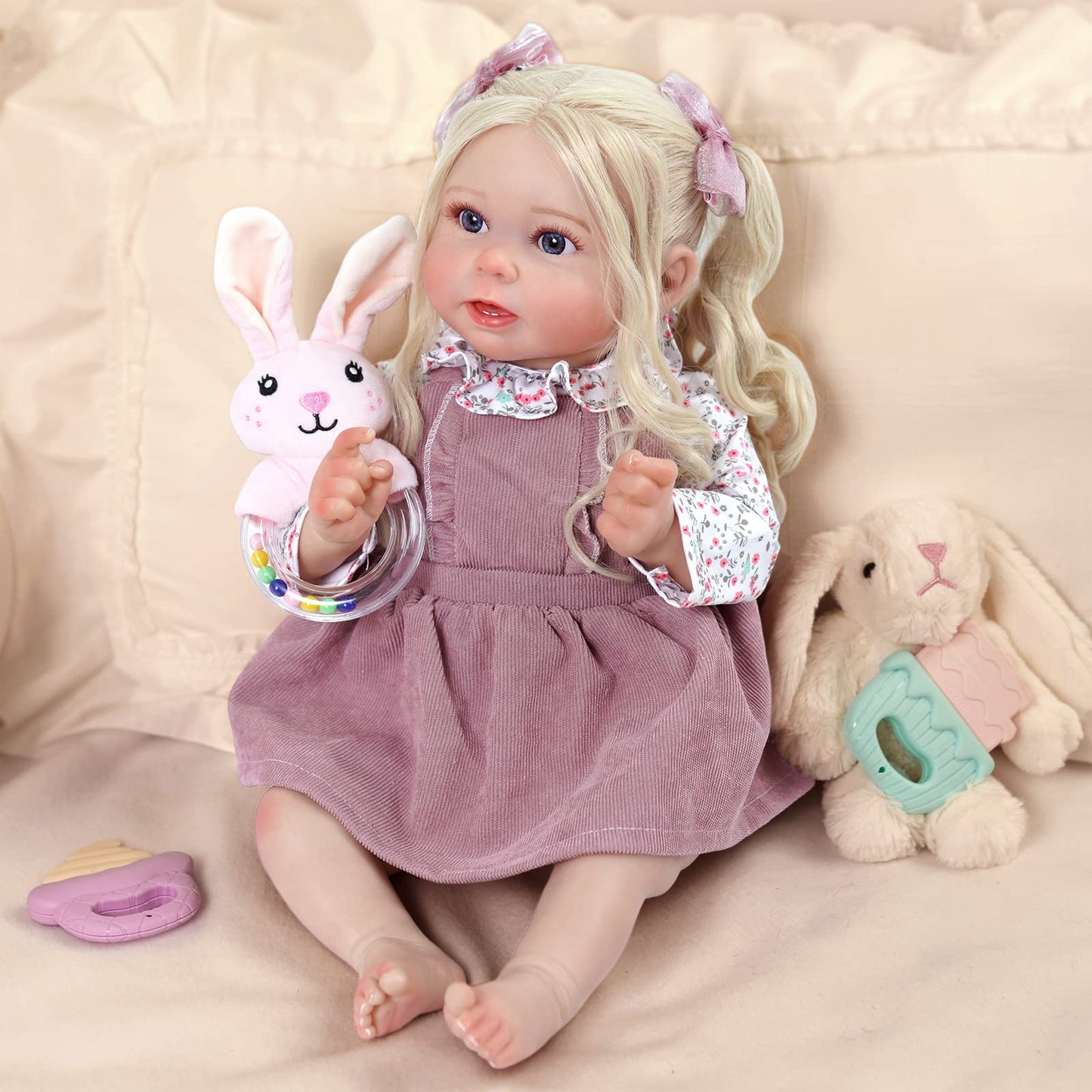 Babeside Lifelike Reborn Baby Dolls - 20'' Realistic Baby Dolls Soft Body Real Life Baby Dolls Girl With Gift Box For Kids Age 3+