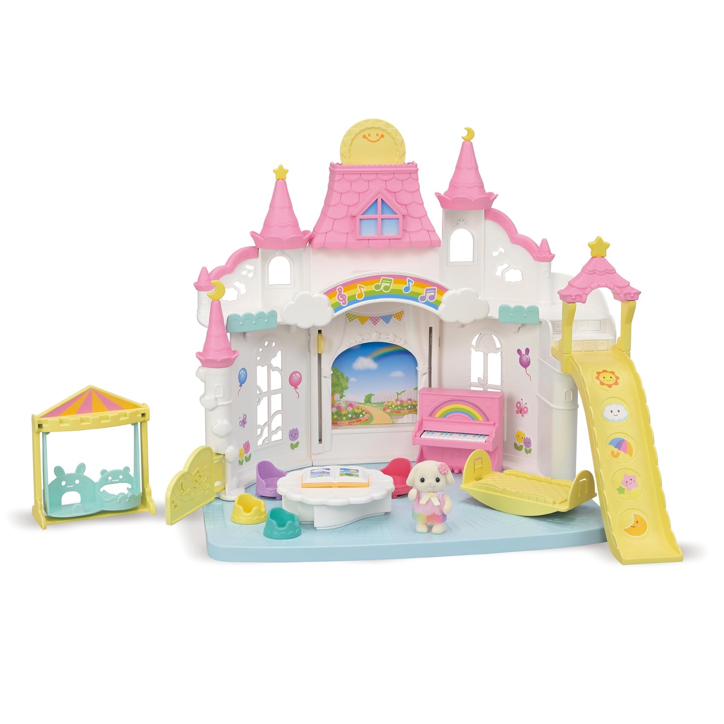 Calico Critters Sunny Castle Nursery Playset - Multicolor, One Size, Plastic, Model CC2166